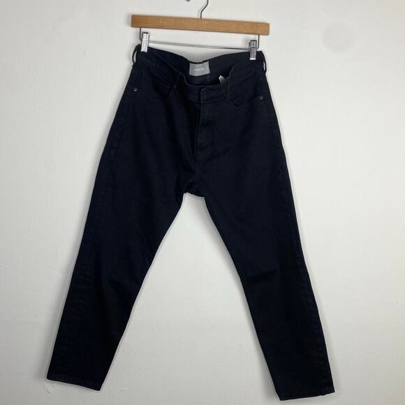Everlane Black Straight Ankle Jeans - Women's Size 32 x Ankle - Picture 1 of 10